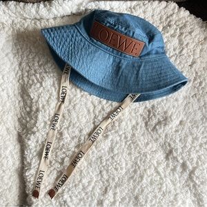Loewe Blue Denim Bucket Hat